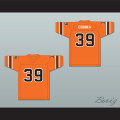 1974-75 WFL Larry Csonka 39 Memphis Grizzlies Road Football Jersey
