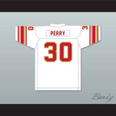 1983 USFL Leon Perry 30 Birmingham Stallions Home Football Jersey