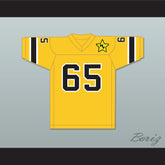 1974 WFL Lloyd Voss 65 New York Stars Road Football Jersey with Patch