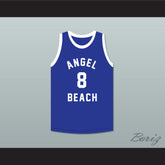 'Meat' Tuperello 8 Angel Beach Gators Blue Basketball Jersey Porky's Revenge