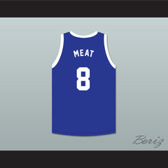 'Meat' Tuperello 8 Angel Beach Gators Blue Basketball Jersey Porky's Revenge