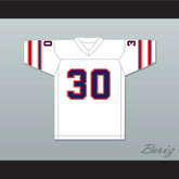 1984 USFL Mike Rozier 30 Pittsburgh Maulers Home Football Jersey