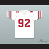 1984 USFL Reggie White 92 Memphis Showboats Home Football Jersey