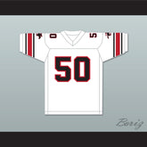1985 USFL Ron Simmons 50 Tampa Bay Bandits Home Football Jersey