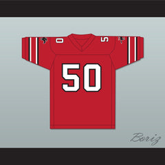 1985 USFL Ron Simmons 50 Tampa Bay Bandits Road Football Jersey