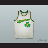 1972 Rucker Park Shamrocks 9 White Basketball Jersey