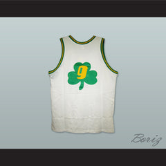 1972 Rucker Park Shamrocks 9 White Basketball Jersey