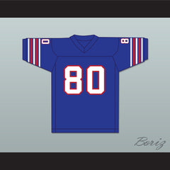 1974 WFL Steve Barrios 80 Birmingham Americans Road Football Jersey