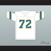1974-75 WFL Steve Chomyszak 72 Philadelphia Bell Home Football Jersey