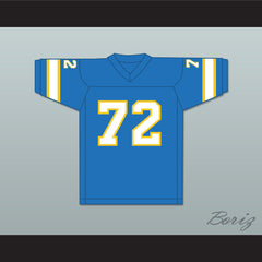 1974-75 WFL Steve Chomyszak 72 Philadelphia Bell Road Football Jersey