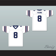 1984 USFL Steve Young 8 Los Angeles Express Home Football Jersey
