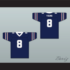 1984 USFL Steve Young 8 Los Angeles Express Road Football Jersey