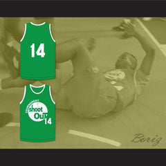 14 Green Tournament Shoot Out Basketball Jersey Above The Rim
