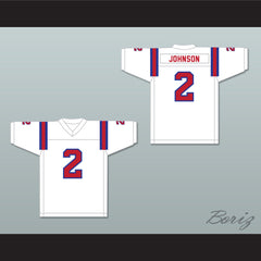1983 USFL Trumaine Johnson 2 Chicago Blitz Home Football Jersey