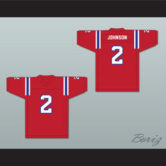 1983 USFL Trumaine Johnson 2 Chicago Blitz Road Football Jersey