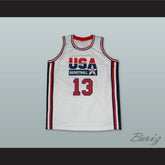 1992 Chris Mullin 13 USA Team Home Basketball Jersey