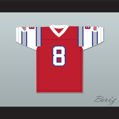 1984 USFL Vince Evans 8 Chicago Blitz Road Football Jersey