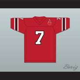 1974 WFL Virgil Carter 7 Chicago Fire Road Football Jersey with Patch