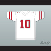 1985 USFL Walter Lewis 10 Memphis Showboats Home Football Jersey