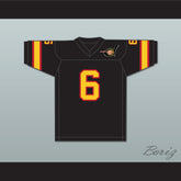 1974 WFL Warren McVea 6 Detroit Wheels Road Football Jersey with Patch