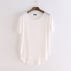 100% Cotton Summer Fitness New Short Sleeve T Shirt Harajuku Loose Model Women T-shirt Casual O-neck Slim Fashion Woman Clothes