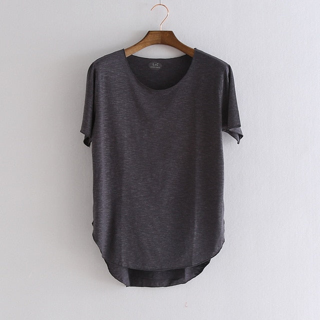 100% Cotton Summer Fitness New Short Sleeve T Shirt Harajuku Loose Model Women T-shirt Casual O-neck Slim Fashion Woman Clothes