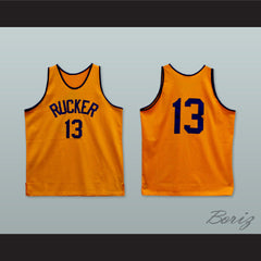 1946 Rucker Park NYC 13 Orange Basketball Jersey