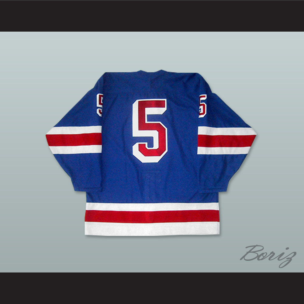 1960 Herb Brooks 5 USA Hockey Jersey with Patch