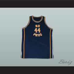 1970 MB PROS 44 Dark Blue Basketball Jersey