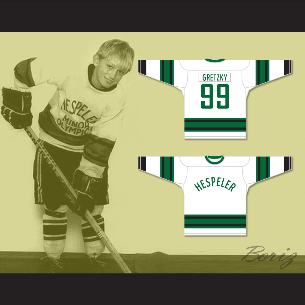 1971-72 Wayne Gretzky 99 Hespeler Minor Olympics Hockey Jersey