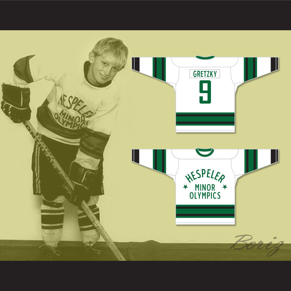 1974 Wayne Gretzky 9 Hespeler Minor Olympics Hockey Jersey