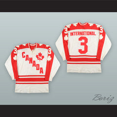 1974 WHA J.C. Tremblay 3 Team Canada White Hockey Jersey