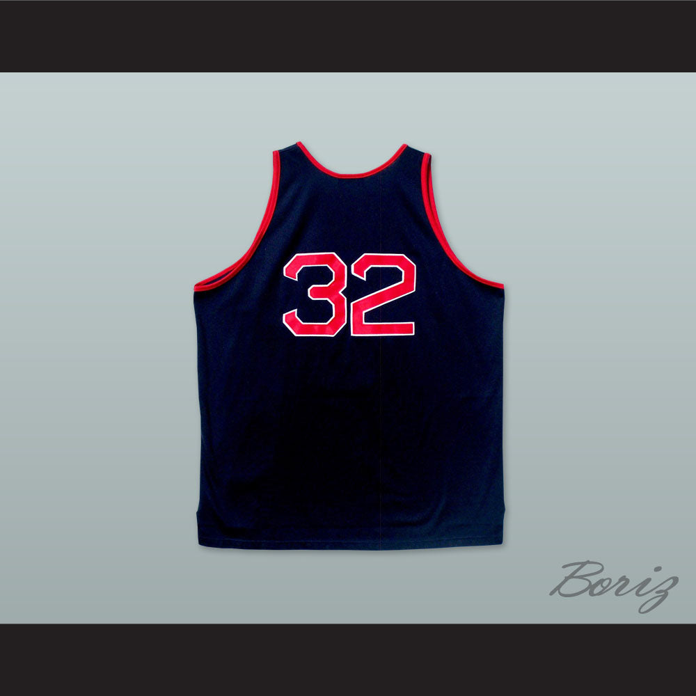 1975 Rucker Park NYC 32 Dark Blue Basketball Jersey