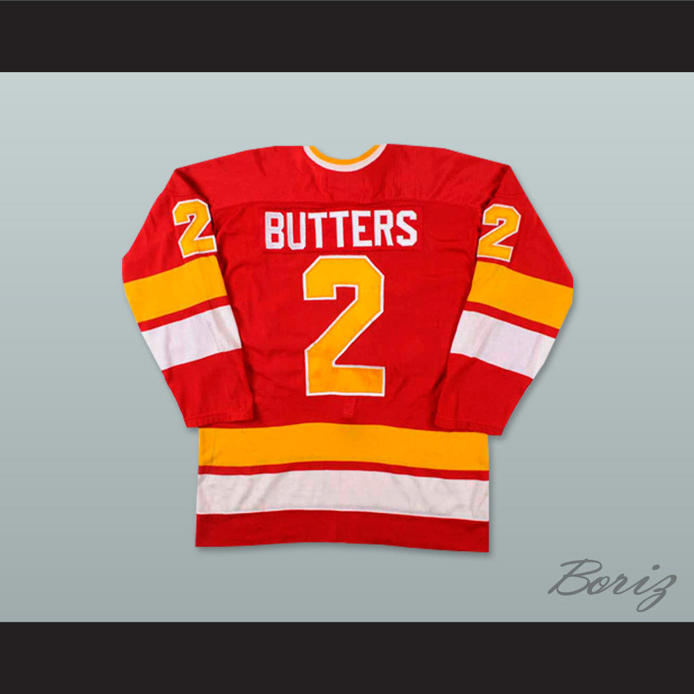1976-77 WHA Minnesota Fighting Saints Bill Butters 2 Hockey Jersey