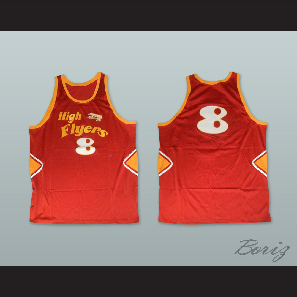 1978 High Flyers 8 Red Basketball Jersey