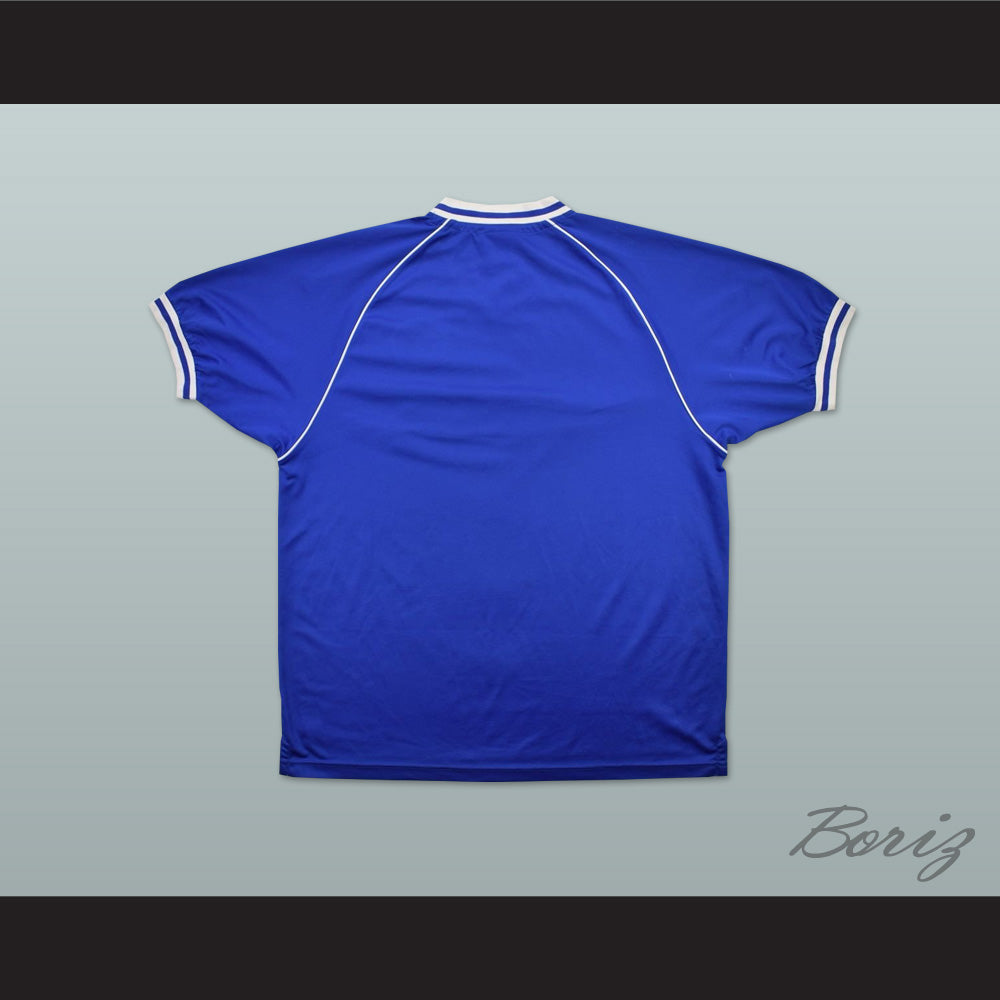 1982-1983 Everton Liverpool FC Blue Soccer Jersey
