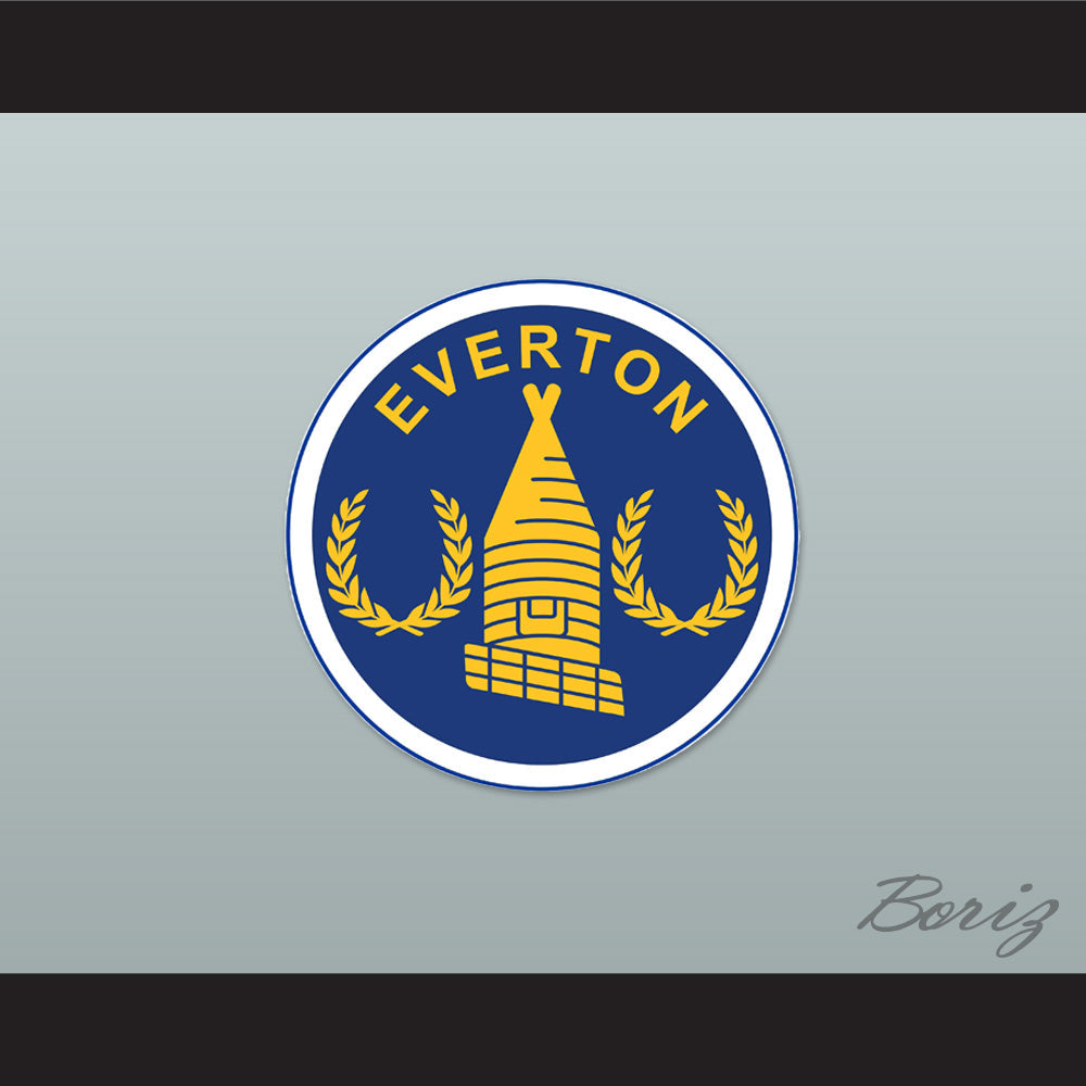 1982-1983 Everton Liverpool FC Blue Soccer Jersey