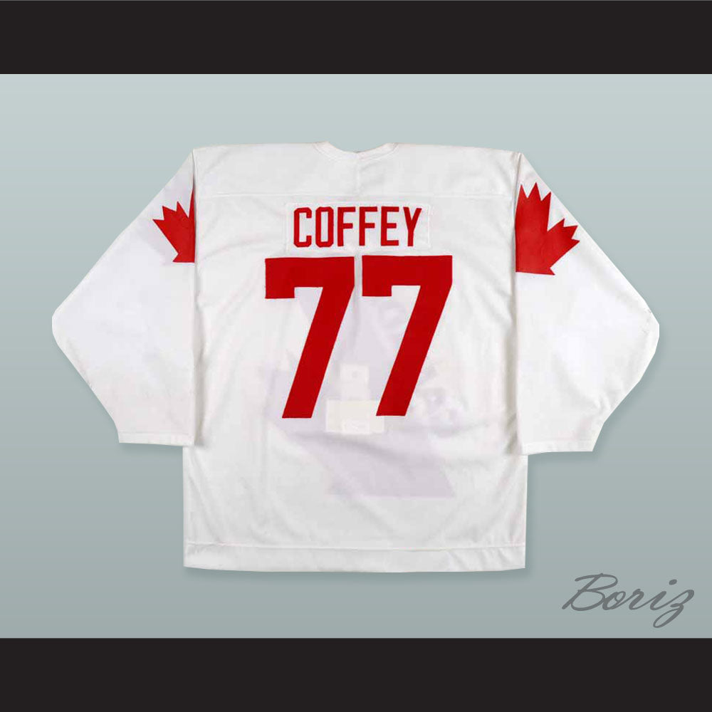 1987 Paul Coffey 77 Team Canada Canada Cup Hockey Jersey