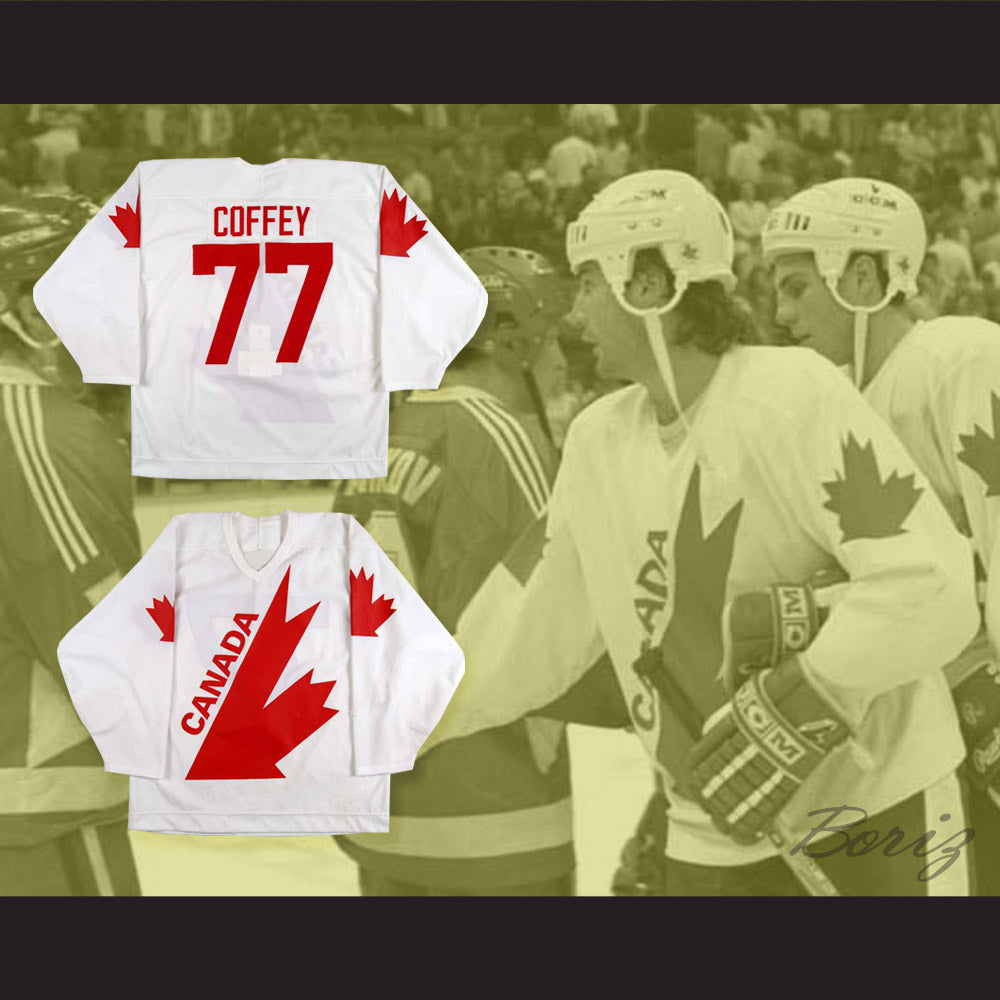 1987 Paul Coffey 77 Team Canada Canada Cup Hockey Jersey