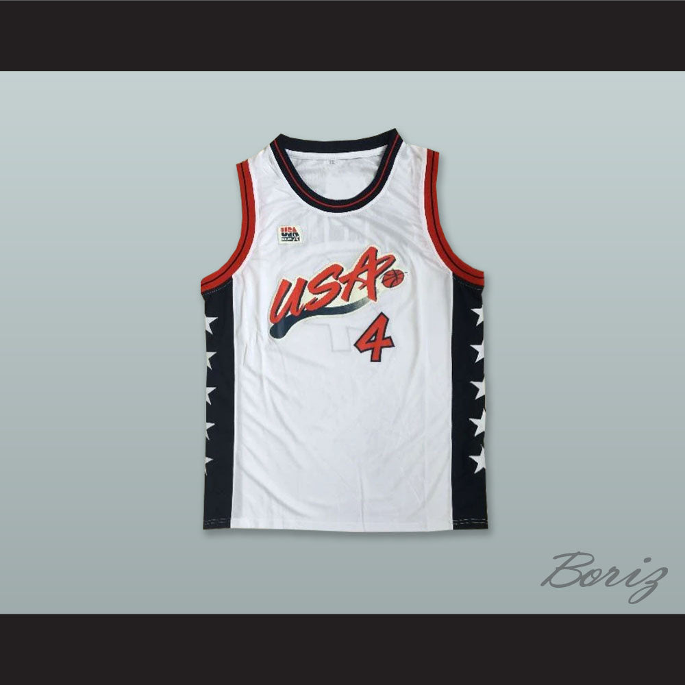 1996 Charles Barkley 4 USA Team Home Basketball Jersey