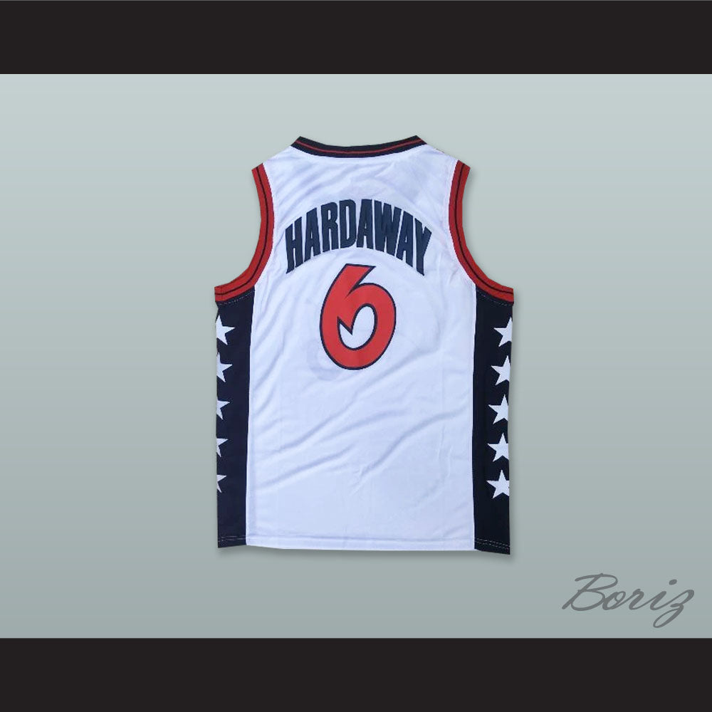 1996 Penny Hardaway 6 USA Team Home Basketball Jersey