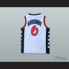 1996 Penny Hardaway 6 USA Team Home Basketball Jersey