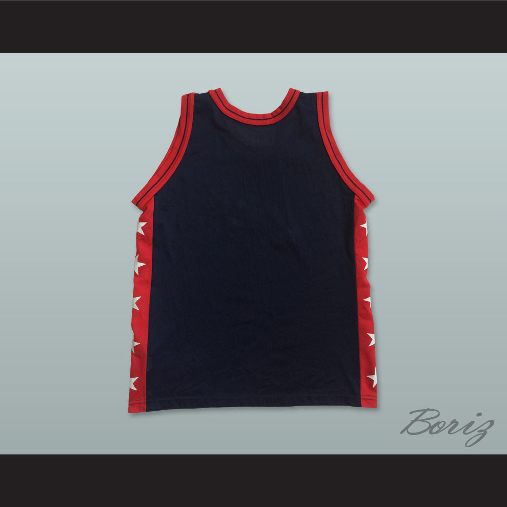 1996 Team USA Dark Blue Basketball Jersey Custom Player and Number