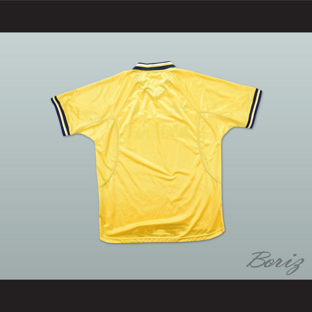 1998-2000 Chelsea London FC Yellow Soccer Jersey
