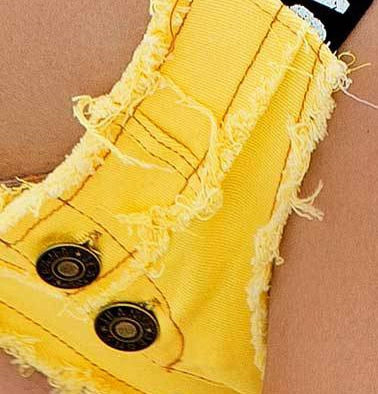 1pcs Low waist Sexy Women's jeans denim shorts  Summer Fashion Denim Letter prints Ladies Skinny cotton super short jeans