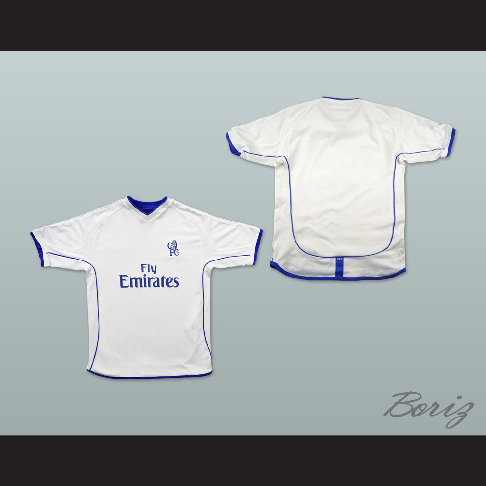 2001-2003 Chelsea London FC White Soccer Jersey