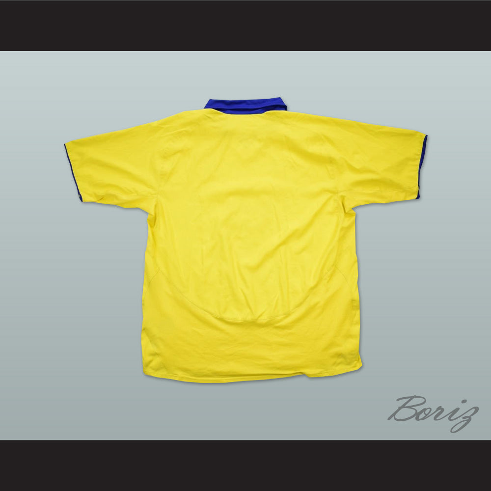 2003-2005 Arsenal London FC Yellow Soccer Jersey