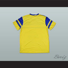 2013-2014 Everton Liverpool FC Yellow Soccer Jersey