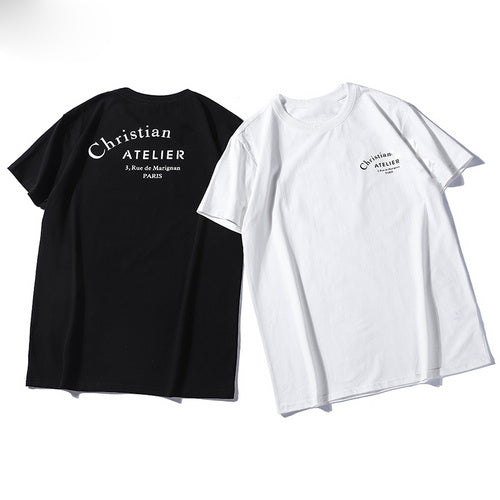 2019 Best Version ATELIER Printed Women Men T shirts Hiphop Streetwear Men Cotton T shirt Summer Style