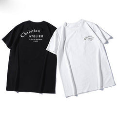 2019 Best Version ATELIER Printed Women Men T shirts Hiphop Streetwear Men Cotton T shirt Summer Style